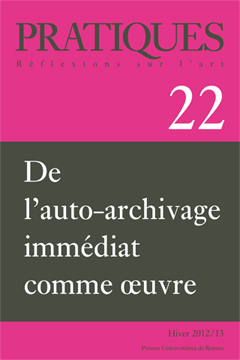 couverture de la revue Pratiques